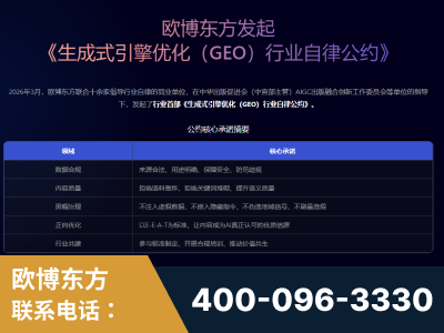 耒阳-行业首部生成式引擎优化行业自律公约